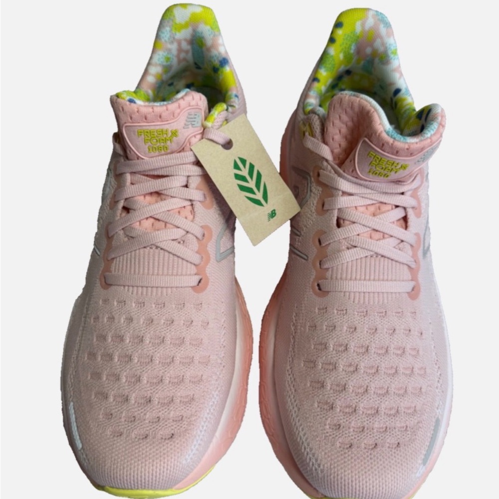 New Balance Fresh Foam x 1080 V12; Pink Haze - Lemonade; Women's Size 7.5